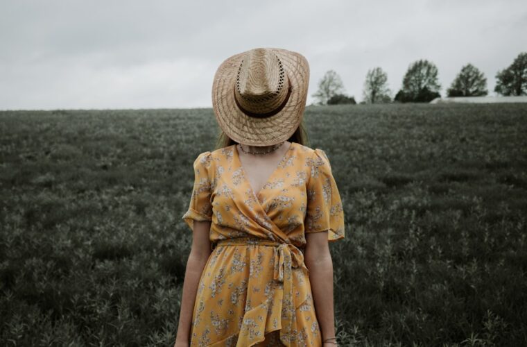 Photo cornflower dress