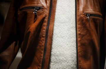 Photo stylizacje ze skórzanymi spodniami