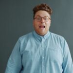 Photo blue shirt