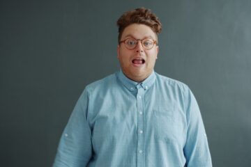 Photo blue shirt