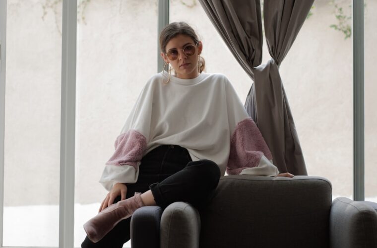 Photo oversized sweater