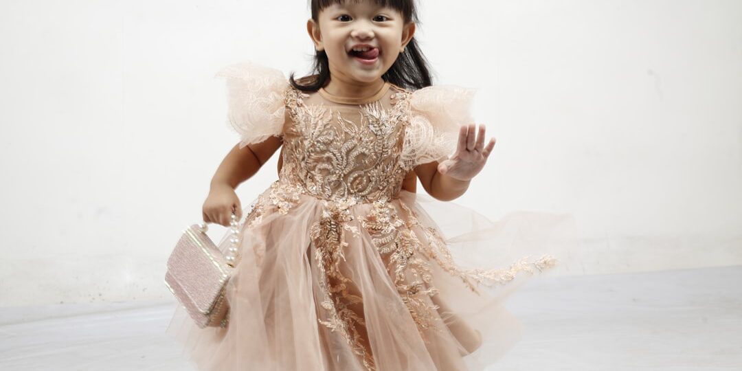 Photo peach dress