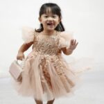 Photo peach dress